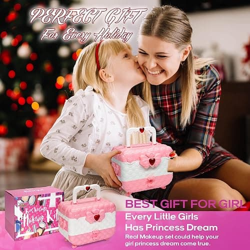 Kids Makeup Sets for Girls - Kids Makeup Sets for Girls 5-8, Maquillaje para Niñas, Play Make Up Kit, Best Toys for Little Girl,Princess Toddler Kid Stuff, Ages3456789 10 Year Old Girl Birthday Gifts thumbnail 7