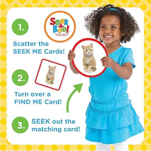 MindWare Seek-a-Boo Seek and Find Memory Game and Toddler Flash Cards Matching Game thumbnail 4