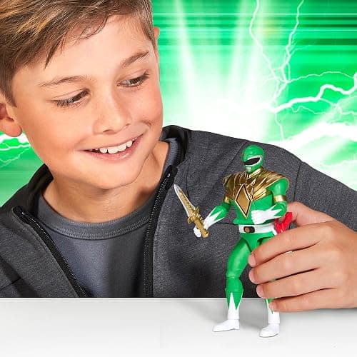 Power Rangers Re-Ignition 6 Inch Action Figure Auto Morphin - Green Ranger thumbnail 2