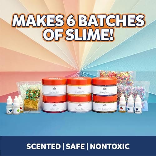 Elmer's Color Wheel Slime Kit, Includes Premade Slime, Clay Color Pigments, Scents, Sheet Labels, 24 Piece Kit - Arts & Crafts, Kids DIY Fun, Summer Activity thumbnail 6