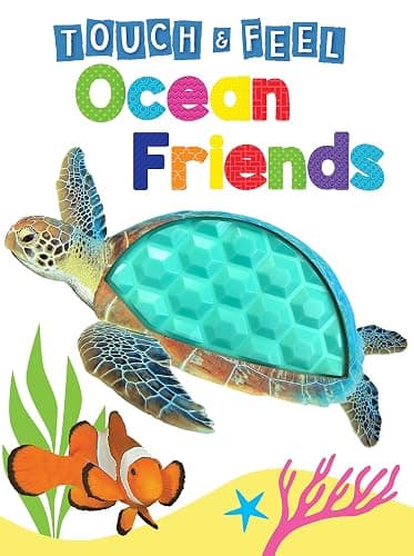 Ocean Friends - Touch and Feel Board Book - Sensory Board Book - Image 1