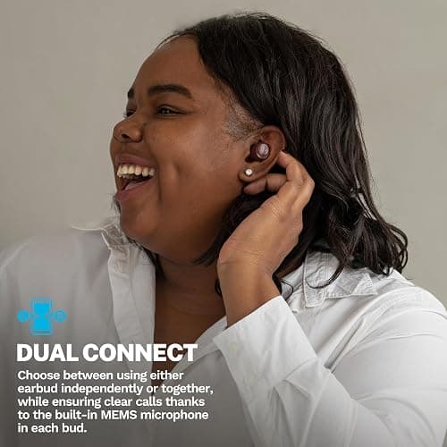 JLab Go Air Tones+ True Wireless Earbuds Designed with Auto On and Connect, Touch Controls, 32+ Hours Bluetooth Playtime, EQ3 Sound, and Dual Connect, Natural Earthtone Color (4625 W) thumbnail 3