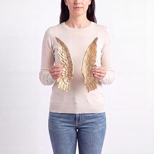 Near and Deer Mini Angel Wing Wall Art (Gold) thumbnail 8