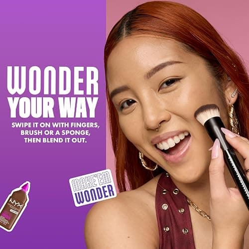 NYX PROFESSIONAL MAKEUP Make 'Em Wonder Liquid Foundation, 24HR Foundation Makeup With A Soft Matte Finish, Buildable Full Coverage - 03 Fair thumbnail 6