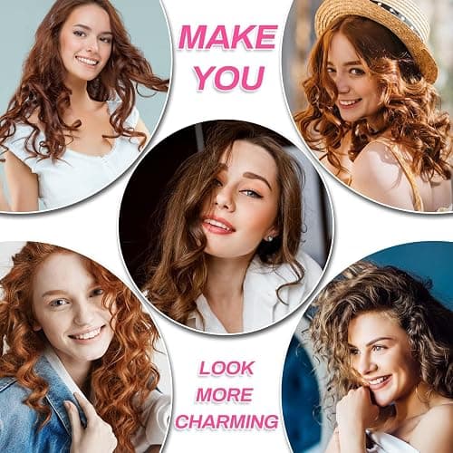 56 Pcs Hair Roller Set for Blowout Look, Long Medium Short Hair Volume; 30Pcs Rollers, 5 Sizes, 24 Pcs Clips, Storage Bag thumbnail 8