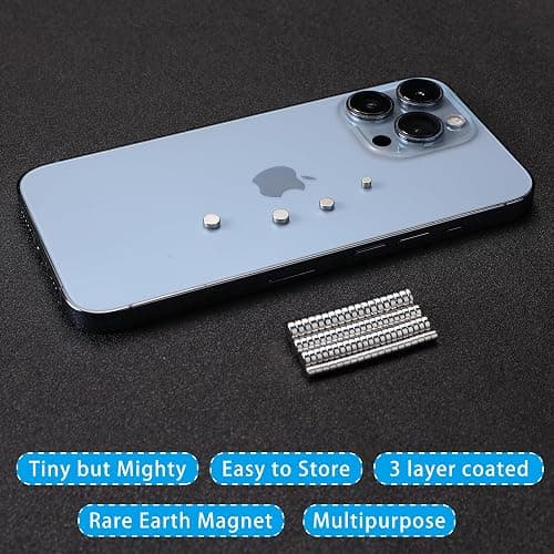 RHINOCATS 400Pcs Small Magnets, 4 Different Sizes Tiny Mini Magents, Multi-Use for Fridge, DIY, Office, Hobbies, Crafts and Science thumbnail 5
