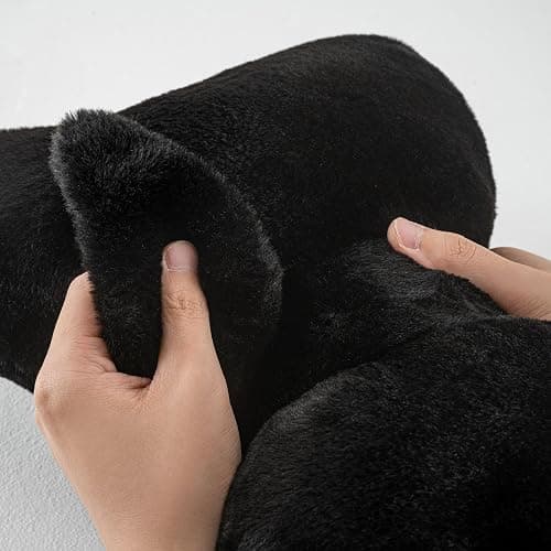 Novohive Bow Pillow Throw Pillows Butterfly Shaped Decorative Cute Pillows for Bed Sofa Cute Home Decor,Black 10 * 8inch thumbnail 7