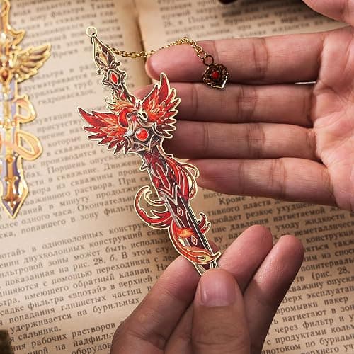 Fantasy Sword Bookmarks 4pcs - Medieval Knight Warrior Metal Book Marks for Readers, Gifts for Book Lovers, Cool Literary Page Holders for Reading Accessories, Men Women Teens, Christmas Birthday thumbnail 8
