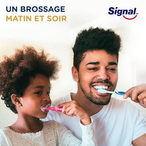 Signal - Dentifrice Haleine Pure - 12h d'haleine fraiche - Bouche purifiée - 95% d'ingrédients d'origine Naturelle - 75ml thumbnail 6
