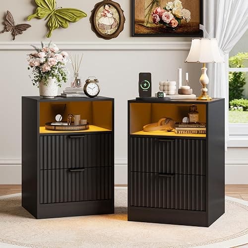 Night stands with CPAP machine slot  - Image 1