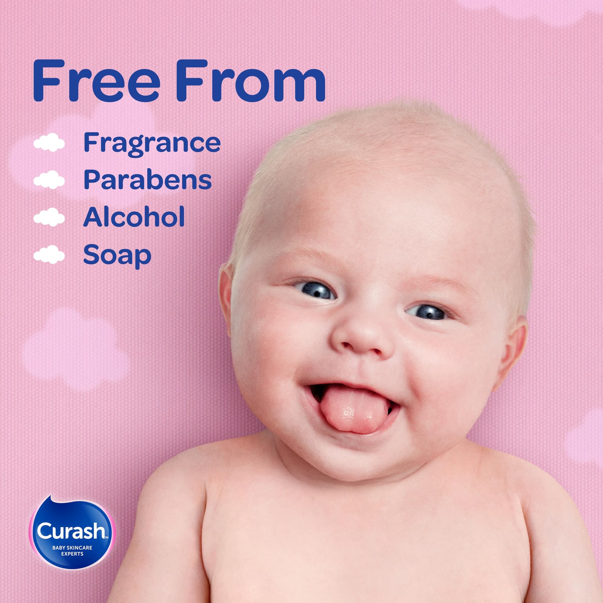 New Formula Curash Fragrance Free Baby Wipes, 8x80 Pack, For Sensitive Skin, Suitable for Newborns, Thick & Soft Texture, No Soap, Alcohol Or Parabens, Everyday Cleansing And Nappy Changes, 640 Wipes (packaging may vary) thumbnail 9