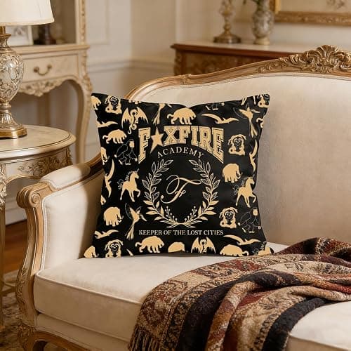 WCGXKO Book Lover Gift Academy Keeper of The Lost Cities Bookish Pillowcase Bookish Bookworm Gift (Academy Pc) thumbnail 5