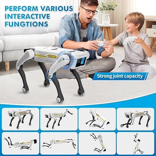 Dingdongwu Smart Robot Dog - Interactive STEM Pet with Voice Control, 30+ Actions & APP Programming, Durable Design for Kids Age 6+ (Compatible with iOS/Android) thumbnail 4