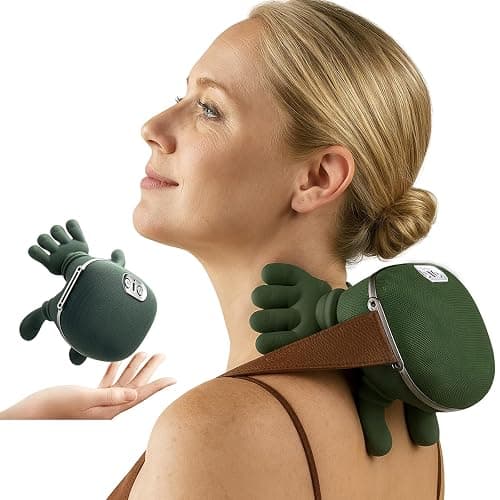 Eotmic Neck Massager with Fingers, Shiatsu Neck and Back Massager, 3-Speed Adjustment,Electric Deep Tissue 3D Kneading Massage,to Men Women - Image 1