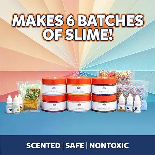 Elmer's Color Wheel Slime Kit, Includes Elmer's Gue Premade Slime, Clay Color Pigments, Scents, Sheet Labels, 24 Piece Kit thumbnail 6