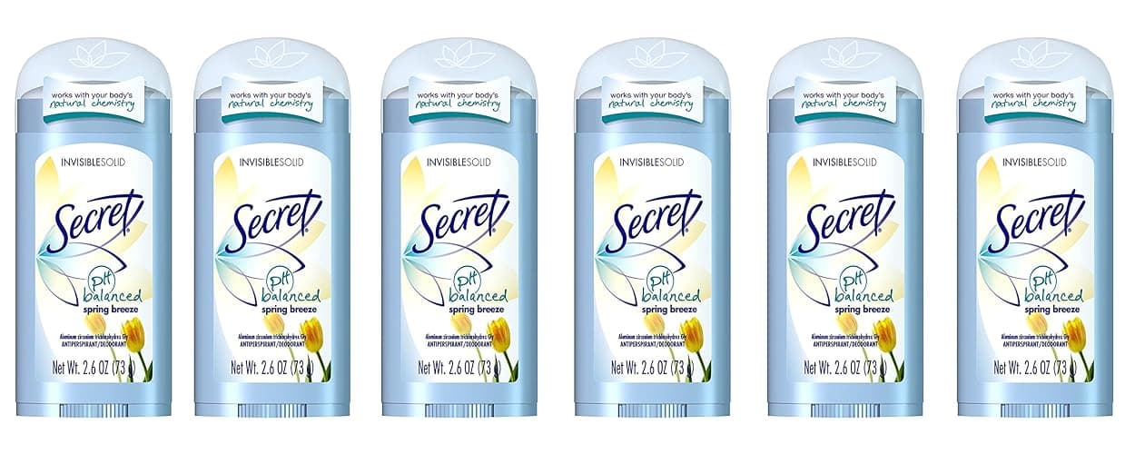 Secret Original Spring Breeze Scent Women's Invisible Solid Ph Balanced Antiperspirant & Deodorant 2.6 Oz by Secret - Image 1