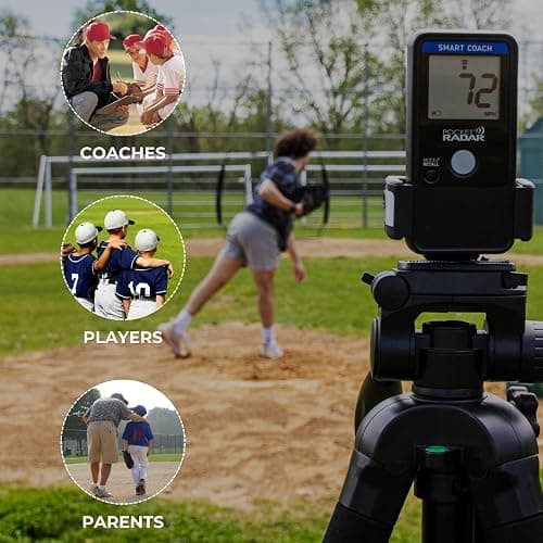 Pocket Radar Smart Coach Speed Gun for Baseball, Softball, Cricket - Accurate Pitching & Sports Speed Measurement, Portable Baseball Radar Gun Compatible with Pocket Radar App (iOS/Android) thumbnail 5