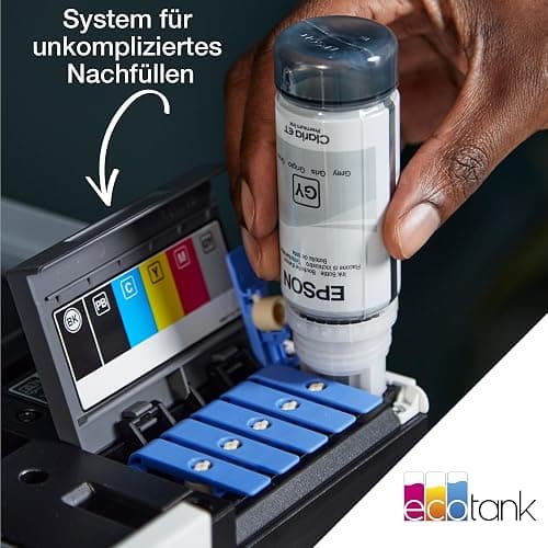 Epson EcoTank ET-8500 Tintentankdrucker | Fotodruck | 6-Farb-Tintensystem | WLAN | A4 | Drucken, Kopieren, Scannen | 10.9 cm Touchscreen | Duplexdruck | hinterer Papiereinzug thumbnail 10