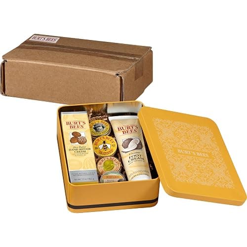 Burt's Bees Gifts Ideas - Classics Set, 6 Products in Giftable Tin – Cuticle Cream, Hand Salve, Lip Balm, Res-Q Ointment, Hand Repair and Foot Cream thumbnail 13