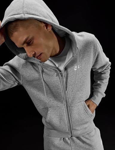 Nike Men's Club Full-zip Fleece Hoodie thumbnail 2