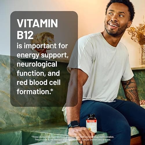 NatureWise Vitamin B12 1000 mcg - Dietary Supplement for Supporting Energy Metabolism, Mental Clarity, Nervous System Health - Easy-to-Swallow, Soy & Gluten-Free, Non-GMO - 150 Count[150-Day Supply] - Vitamin - Unflavored - 150 Count (Pack of 1) thumbnail 7
