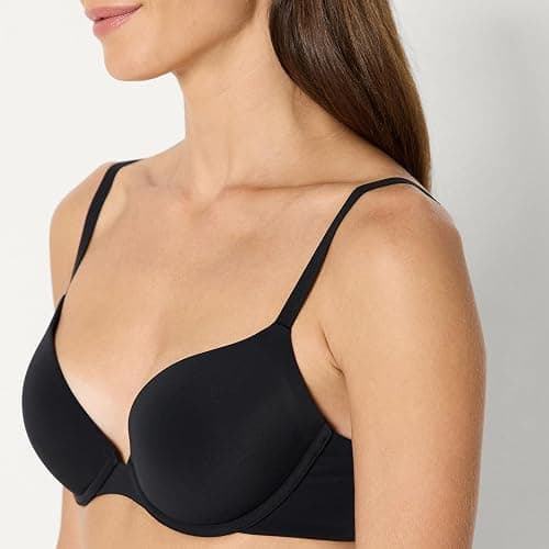 Amazon Essentials Women's Microfiber Lined Push Up Plunge Bra, Pack of 2 thumbnail 4