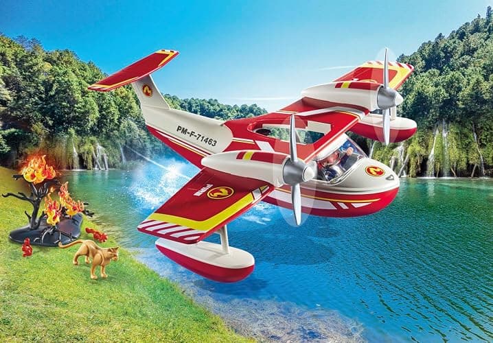 Playmobil Firefighting Sea Plane with extinguishing Function thumbnail 2