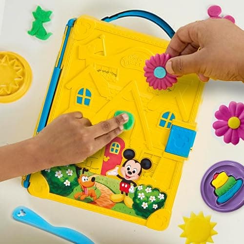 Play-Doh Disney Junior Mickey Mouse Clubhouse, Shape a Story Playset, Storage & Travel, Arts & Crafts Preschool Toys for Kids 2+ thumbnail 9