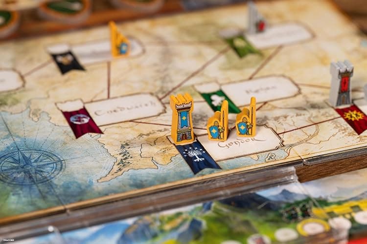 Asmodee The Lord of The Rings: Duel for Middle-Earth Board Game - Epic Strategy Game of Power and Conquest for Kids and Adults, Ages 10+, 2 Players, 30 Minute Playtime thumbnail 5