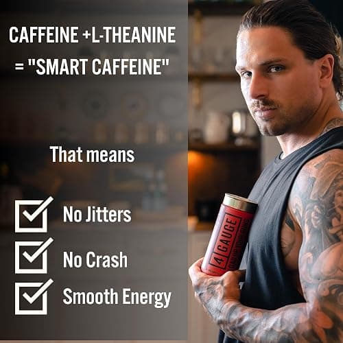4 Gauge Natural Preworkout Without The Jitters | 30 Servings | Nitric Oxide Booster | L-Citrullline, L-Carnitine, Creatine | No Artificial Ingredients | Frozen Lemonade thumbnail 4