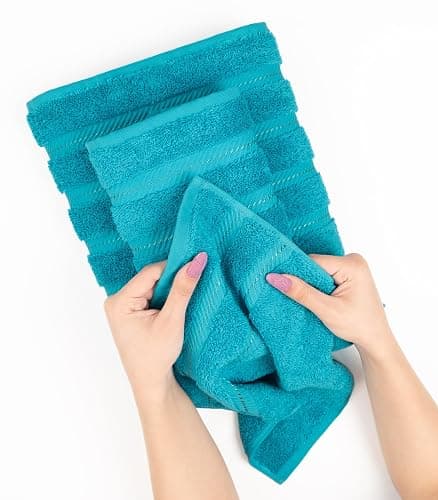 American Soft Linen 100% Cotton Luxury Turkish Towels, 4 PC Bath Towel Set | Soft Absorbent Quick Dry OEKO Tex Standard 100 Certificated Durable Machine Washable Premium Hotel Quality thumbnail 5