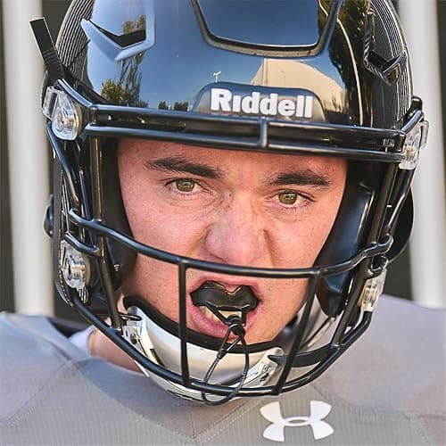 Under Armour Sports Mouth Guard, Custom Fit, Includes Detachable Helmet Strap, Youth & Adult Sizes - Adult - Black thumbnail 2