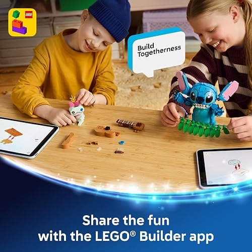 LEGO Disney Stitch & Scrump 43296 | Building Toys for Girls & Boys, Ages 9+, Stitch Display Set for Bedroom Decor, Fun Activity for Kids, 713 pieces, Gift Idea thumbnail 6