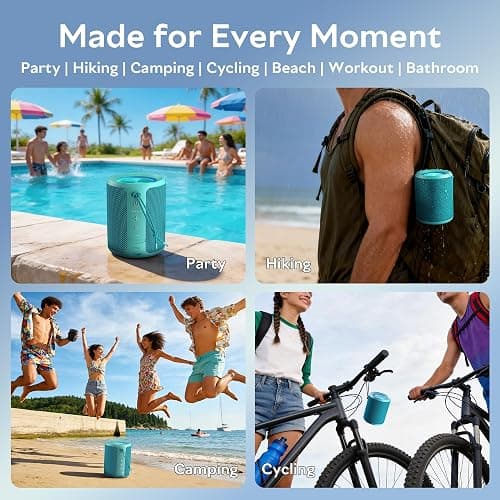 DUDGSIS Portable Bluetooth Speaker(Cerulean) thumbnail 7