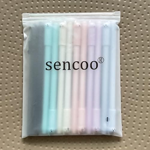 sencoo Girl Cute Pens Kawaii Pen Cute Cat Pen 0.5 mm Gel Pens Black Ball Point Pens for School Office Supplies (12 cat) thumbnail 3