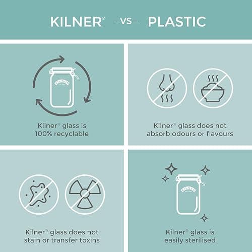 Kilner Liquid Soap & Lotion Dispenser 500ml Glass Jar with Stainless Steel Pump – Durable, Perfect for Kitchen and Bathroom Use thumbnail 5