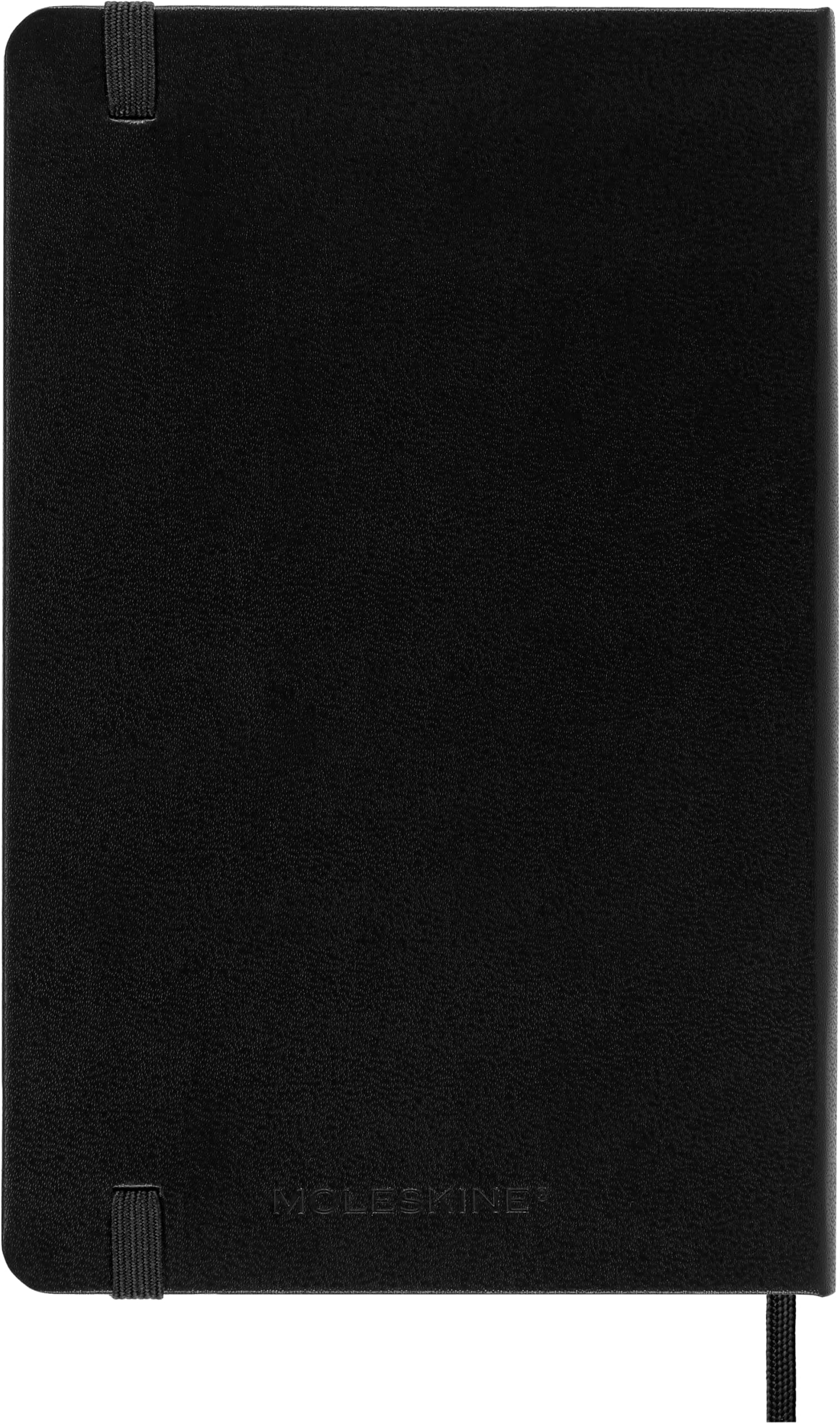 Moleskine - Cuaderno clásico, tapa dura, mediano (4.5 x 7 pulgadas), liso/en blanco, negro, 208 páginas thumbnail 2
