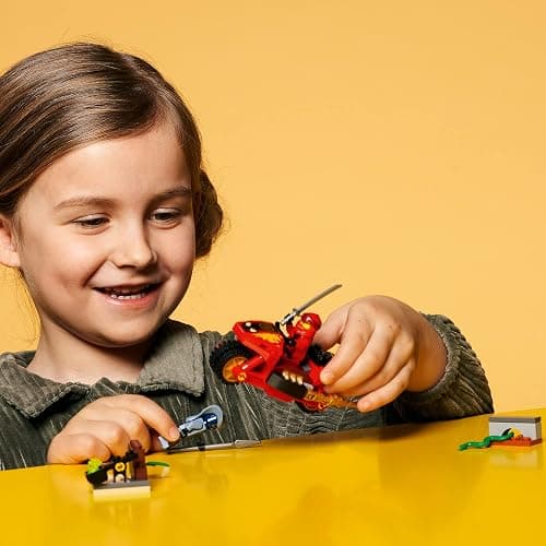 LEGO NINJAGO Legacy Kai’s Blade Cycle 71734 Ninja Motorcycle Playset Building Kit, Featuring NINJAGO Kai and a Snake; New 2021 (54 Pieces) thumbnail 2