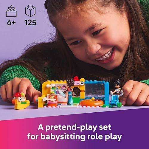 LEGO Friends Aliya's Baby Sister's Playroom Building Toy - Pretend Play Set for Kids, Girls and Boys, Ages 6+ - with 2 Minidolls, Baby Figure, and Stroller - Gift Idea for Birthdays - 42645 thumbnail 3