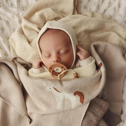 Bleu La La Baby Swaddle Blanket for Girls 100% Cotton Buttery Soft Cozy Receiving Swaddle Crib Stroller Blanket for Shower Gift Registry for Newborns, Infants, Toddlers (Unicorn - Pink) thumbnail 7