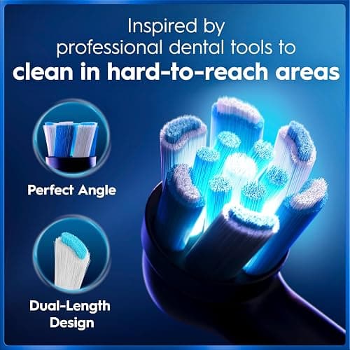 Oral-B Rechargeable Electric Toothbrush, iO5 Customizable Clean, 5 Cleaning Modes, Visual Pressure Sensor to Protect Gums, Travel Case, White thumbnail 7