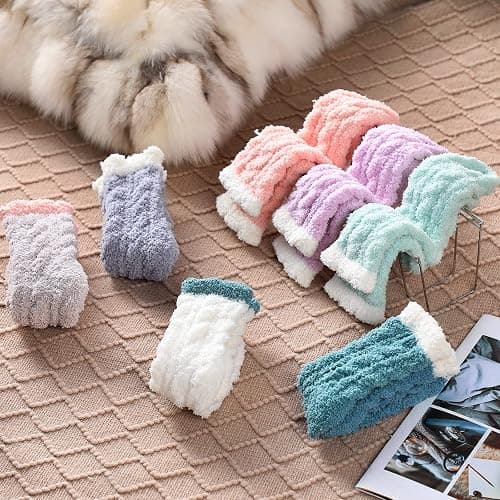 Nimalpal Fuzzy Socks - Women's Fluffy, Cozy Warm Socks for Winter, Slipper Socks thumbnail 5