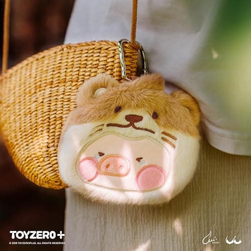 TOYZERO + LuLu the Piggy Blind Box - Plush Pouch Keychain Blind Boxes Coin Purse Cute Bag Pendant Mystery Box Collectible Toys Holiday Birthday Gifts, Single Box thumbnail 4