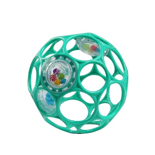 Bright Starts Little Shakers 6pc Gift Set, Easy-Grasp Oball Technology, Baby Rattles, Balls and Teethers, On-The-Go Toys, Lightweight, Unisex, Newborn+ thumbnail 10