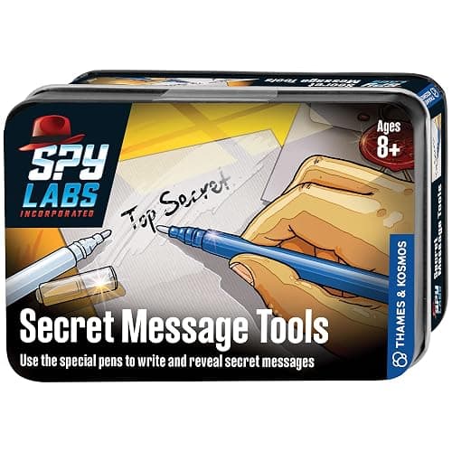 Thames & Kosmos Spy Labs Inc: Secret Message Tools Exchange Confidential Info w/Secret Pens | Essential Tools & Tricks of The Trade from The Detective Gear Experts for Young Investigators Medium - Image 1