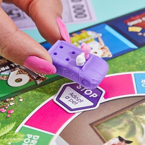 Hasbro Games The Game of Life: Barbie Edition Board Game | Ages 8+ | 2 to 4 Players | Fun Family Games for Kids and Adults | Kids Gifts (Amazon Exclusive) thumbnail 5