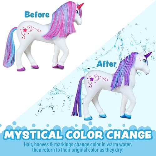 Tub Works® Mystic Color Unicorn™ | Color Changing Bath Toy for Kids & Toddlers | Magical Transformation in Warm Water | Kids Bath Toys, Toddler Bath Toys & Interactive Bathtub Toys for Creative Play thumbnail 3