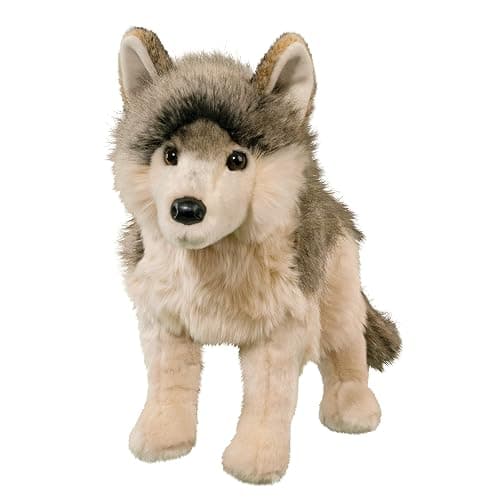 Douglas Smoke Wolf Plush Stuffed Animal thumbnail 3