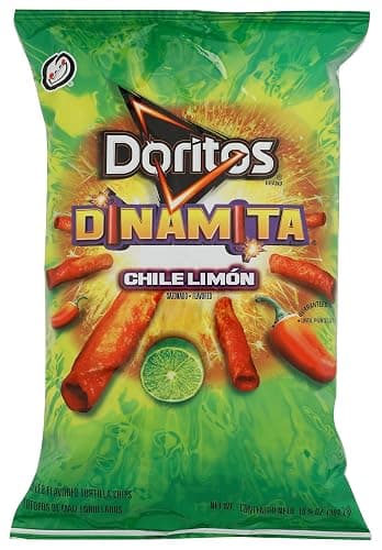 Doritos Tortilla Chips Dinamita Chile Limon Bag, 10.75 Oz - Chili Lemon - 10.75 Ounce (Pack of 1) - Image 1
