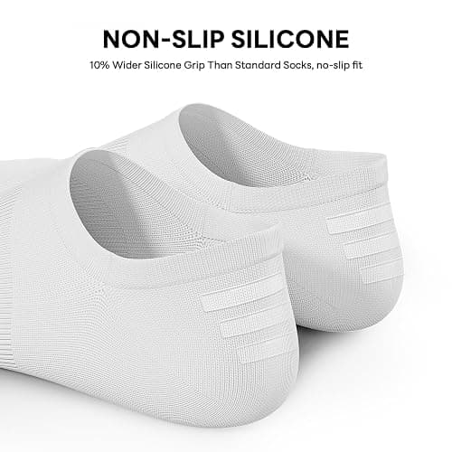 easetoe No Show Socks Womens, Premium Cotton Low Cut Non Slip Invisible Liner Socks 4/8 Pairs thumbnail 5